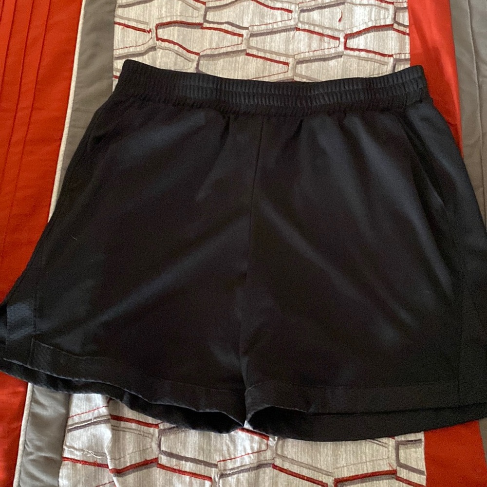 Pocket black shorts